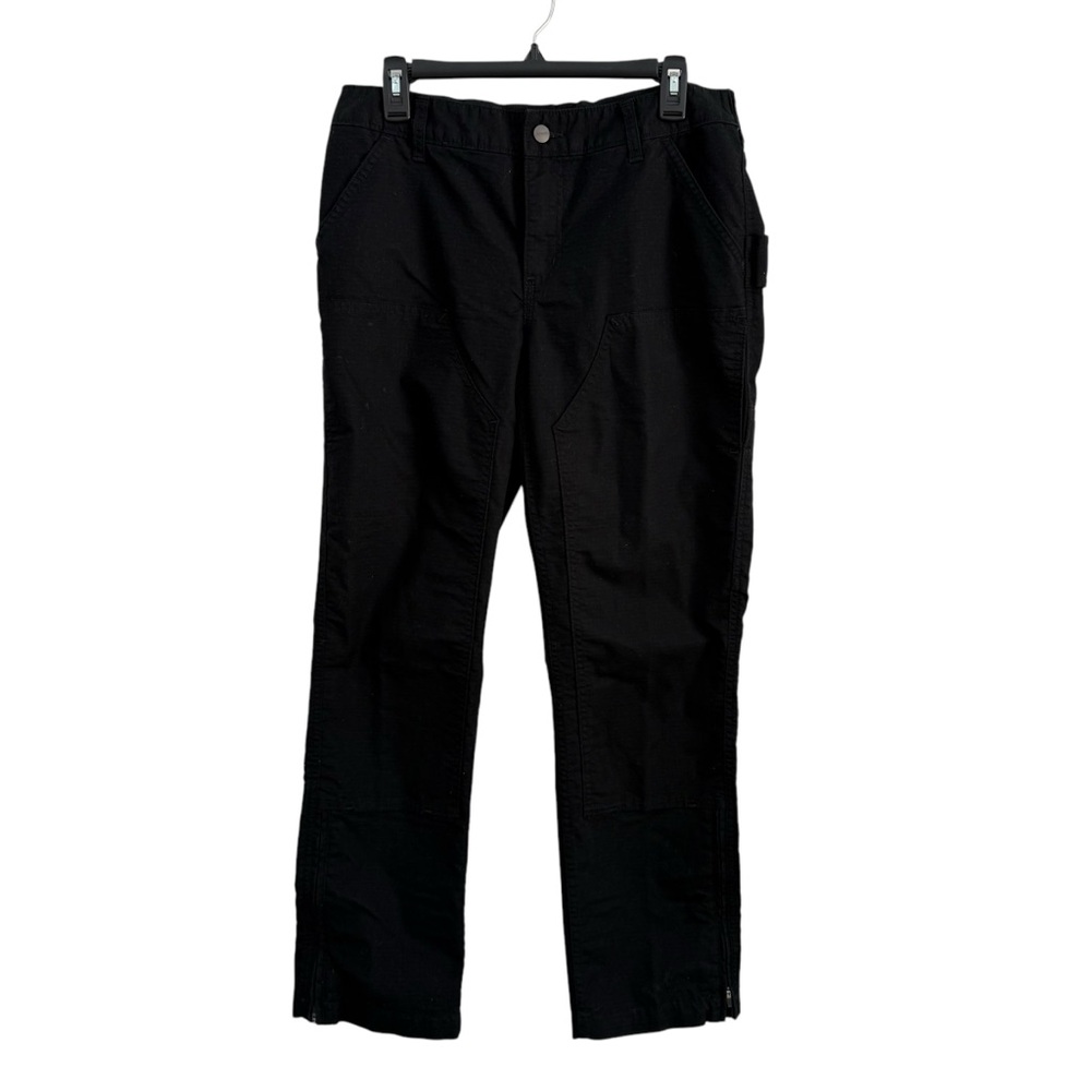 Carhartt Black Canvas Work Pants Women’s Size 12 Career Business Casual